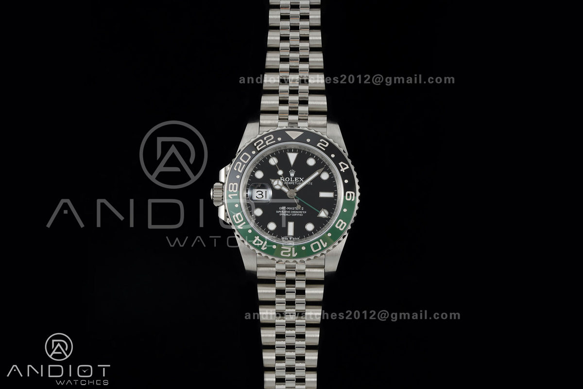 GMT-Master II 126720 VTNR 904L Steel ERF 1:1 Best Edition on Jubilee Bracelet JH3285 (Free Sprung)